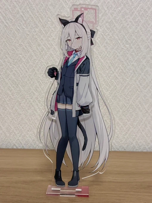夏コミに持っていく予定のアクスタ(試作)が届いた…! 脱がせるタイプのケイちゃんアクスタです