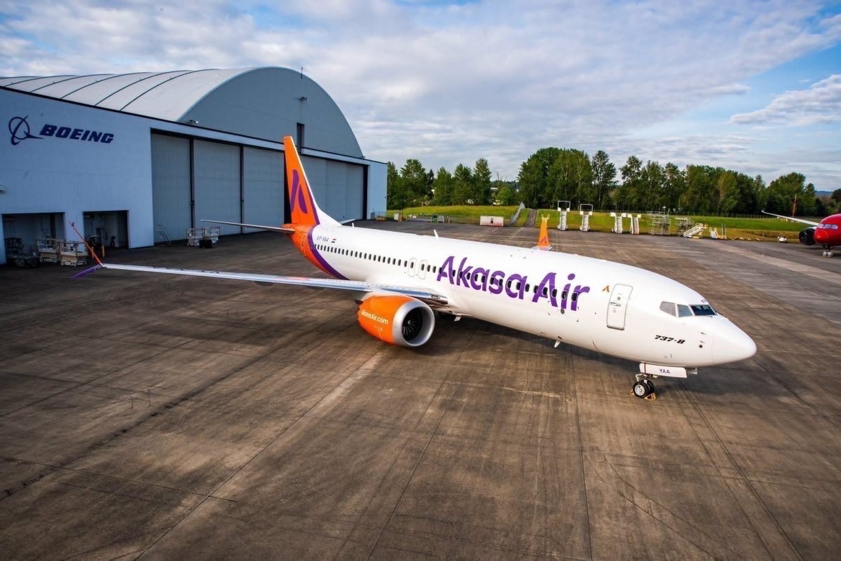 AviationAll_'s tweet photo. Days Taken by Indian Carriers to Reach a Fleet of 40 Operational Aircraft! 🇮🇳 

1️⃣ Akasa Air // 1,474 Days
2️⃣ IndiGo // 1,798 Days
3️⃣ Vistara // 1,927 Days
4️⃣ SpiceJet // 2,535 Days 
5️⃣ Air India Express // 6,779 Days

Akasa Air has been the Fastest to Forty! https://t.co/99USsysdWn