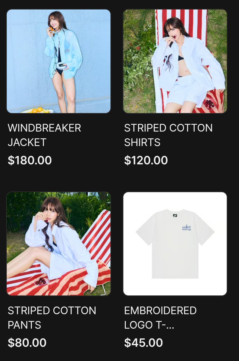 LALISASCRAVE's tweet photo. 🚨🚨LLOUD has officially launched the LLOUD BEACH CLUB collection 

Shop now: https://t.co/ivAX92UNf9 https://t.co/HpBcssbCsW