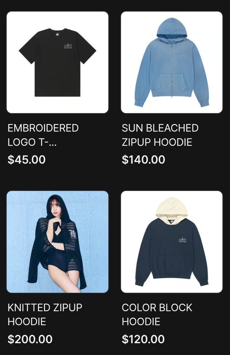 LALISASCRAVE's tweet photo. 🚨🚨LLOUD has officially launched the LLOUD BEACH CLUB collection 

Shop now: https://t.co/ivAX92UNf9 https://t.co/HpBcssbCsW