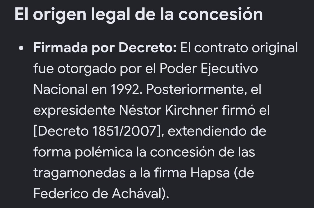 LaMobutu's tweet photo. El intendente de Pilar, Achaval, era socio de Cristóbal López en la concesión del casino de Palermo, cuando Néstor Kirchner en 2007 les amplió por DNU la concesión 15 años más del acuerdo original, hasta 2032. Toda esa plata iba a Insaurralde, ¿habrá ido a Cristina también https://t.co/VoBGcvBQO0