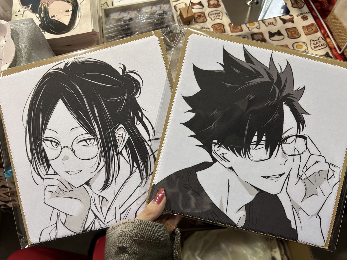 Chun_lz's tweet photo. 早割りで作ったメガネ拭きめっっちゃよくない？？ https://t.co/LDfuAqQkM7