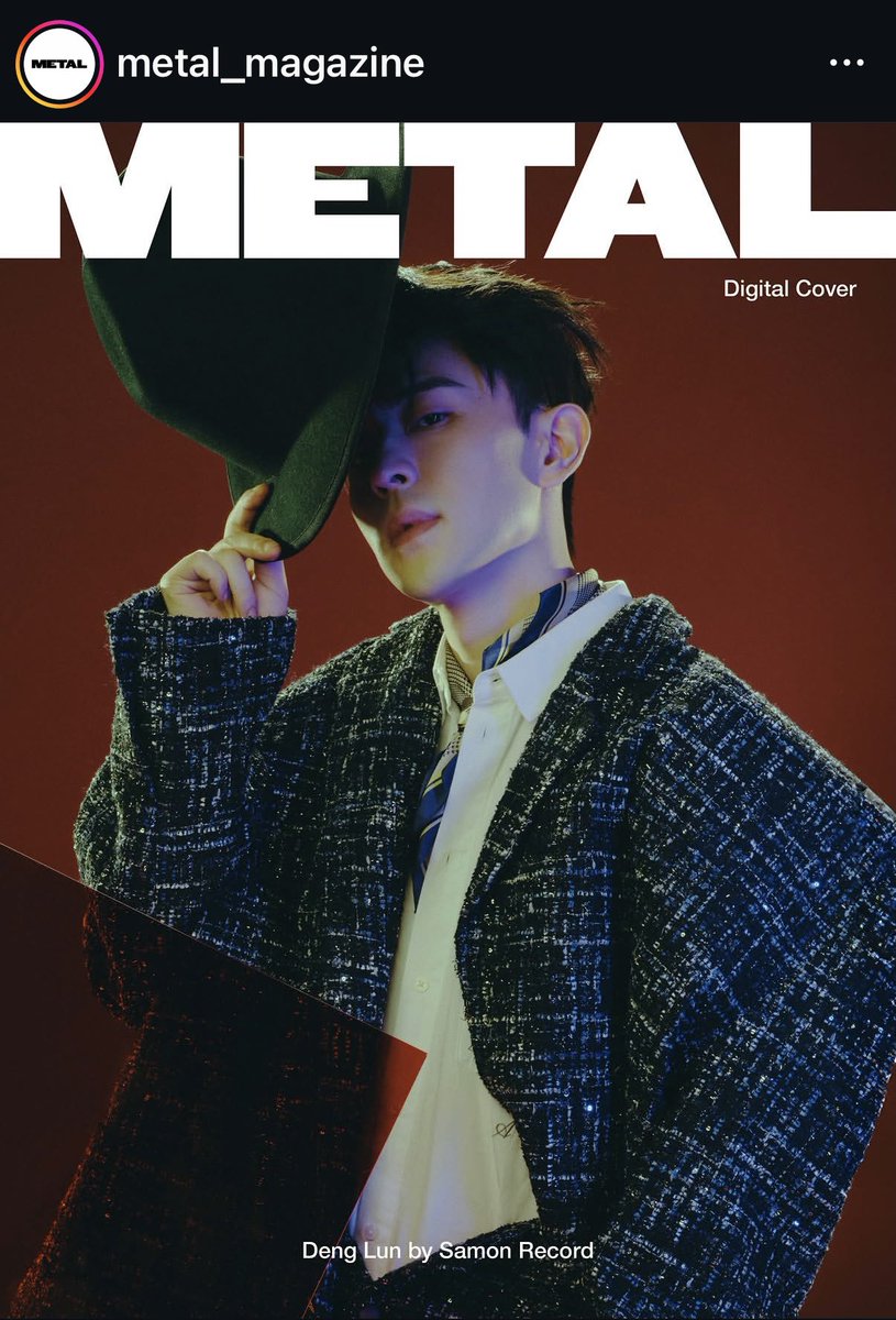 OporAllenDeng's tweet photo. 2026.07.04 [Update]
邓伦 × METAL Magazine 2026
#denglun #邓伦 https://t.co/HO4U78wMpz