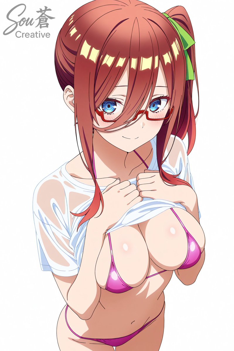 Aoi_AIIllust's tweet photo. ＃中野三玖
SFW

「……ねぇ。
　今日も……わたしだけを見てくれる？」 🤍 https://t.co/P1FvioiFxY