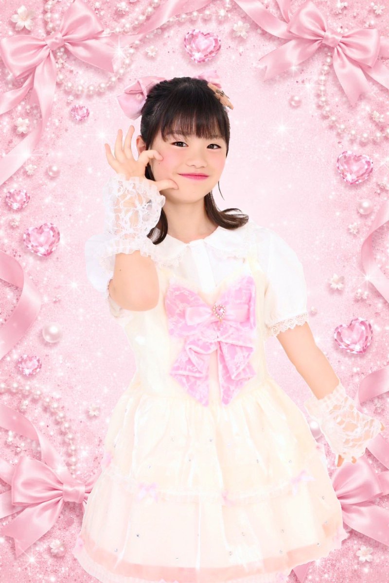 ❁後ろ下がりフレアティ いちごちゃん(ピンク)×レース 90size Luciole 🩷新アー写 3人目🩷 • ───── ୨୧ ───── • みのり