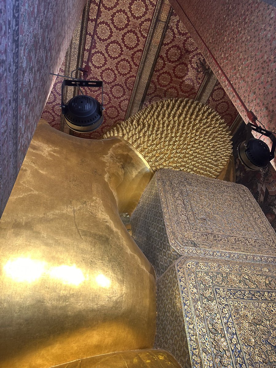 Na_Jenny_Glad's tweet photo. 🇹🇭ワットポーにて
At Wat Pho
◆涅槃仏 & その後頭部
Reclining Buddha & the back of the head
◆あちこちにいる猫ちゃん
Cats are everywhere
◆とてつもなく美しい、歴史ある建造物
An incredibly beautiful, historic building
#WatPho #Bangkok #ワットポー #涅槃像 https://t.co/nNc0ftdE2g