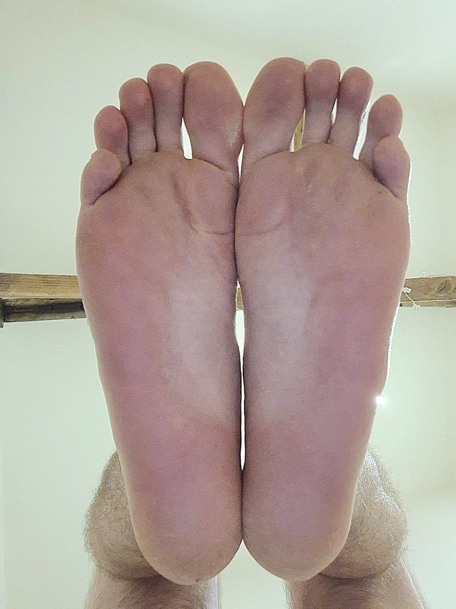 JoshSolemd's tweet photo. To my fans, I'm BACK. Show these big, ticklish soles some love. https://t.co/CZ6TSg2tZp