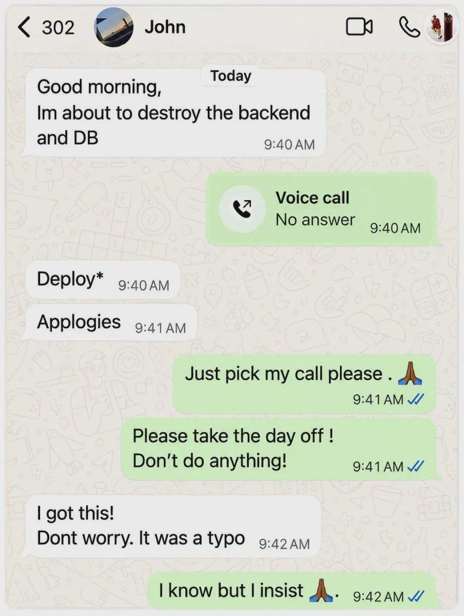 GoldenStoneOG's tweet photo. 🧑‍💻 How to Easily Get a Day Off

Reddit shares a lifehack for software engineers on how to tell your boss you need a day off. https://t.co/q6FTufsnvN