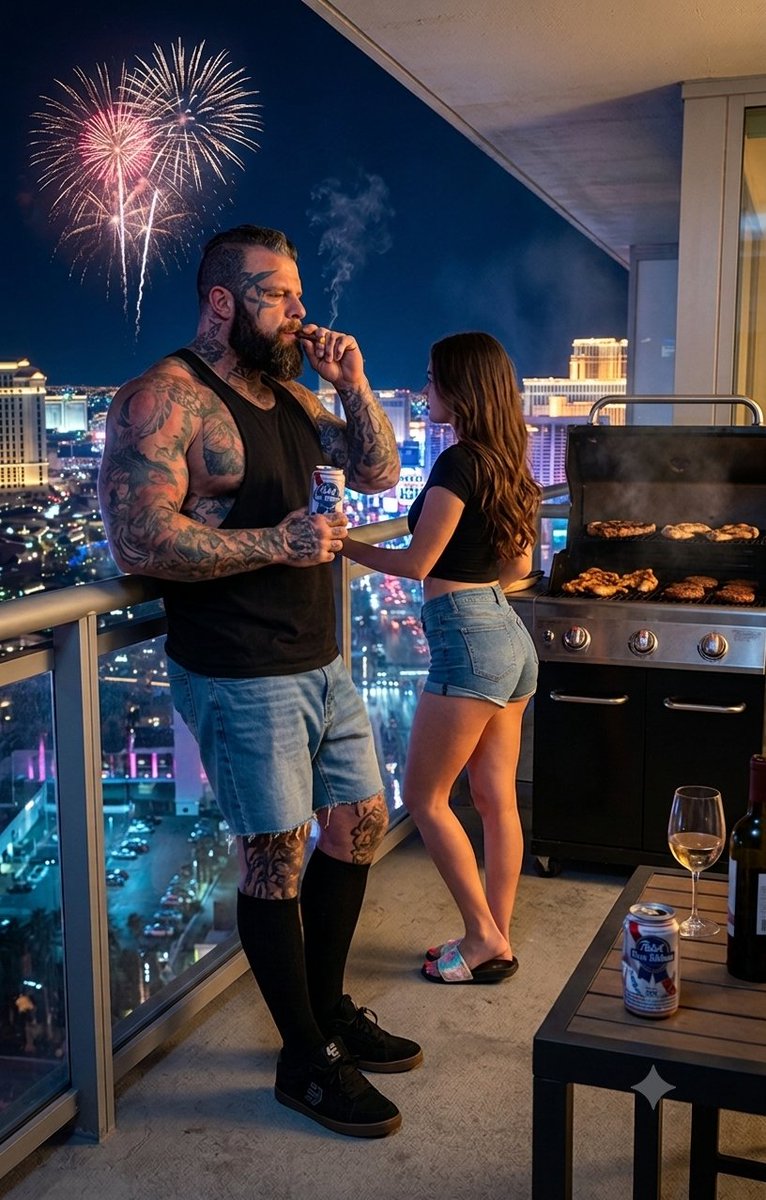 Braddock420's tweet photo. Celebrating tha 4th here in Vegas wit my girl. Fuck a doodle-doo!
#bloodfighter #thaFilthPig #antiicon https://t.co/MCUhQN5x8T