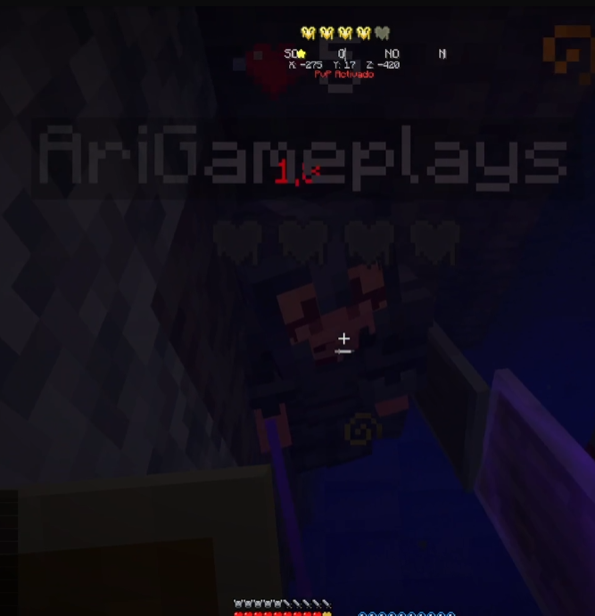 gussy_gang's tweet photo. perdón @arigameplays no sabía que te quedaba solo una vida yo soy fan 💔 me llevo el arbusto para la tumba 😔 https://t.co/v8ZO51DS9R