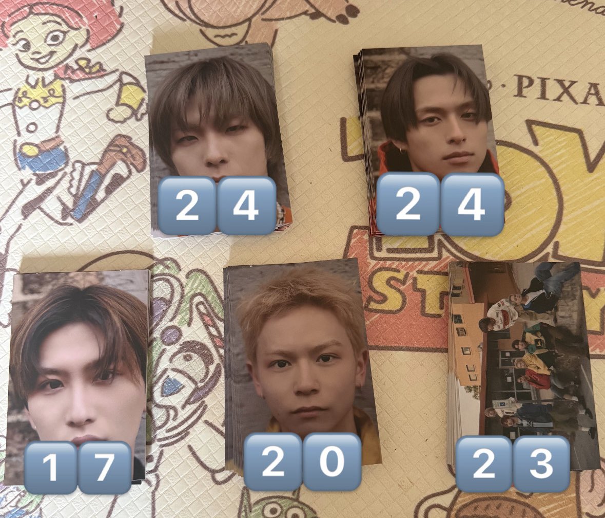 sf15__a's tweet photo. KID PHENOMENON 2ndアルバム 『KIDS'00s』トレカ交換

【譲】夫松健介 山本光汰 川口蒼真 鈴木瑠偉 集合
【求】佐藤峻乃介

郵送or手渡しどちらでも可◎
手渡しの場合はご希望の日程教えてください。
150⬆️未開封分あるため、枚数変動あり

#KIDPHENOMENON
#キドフェノ
#トレカ交換 https://t.co/bdhQ5P5zJW
