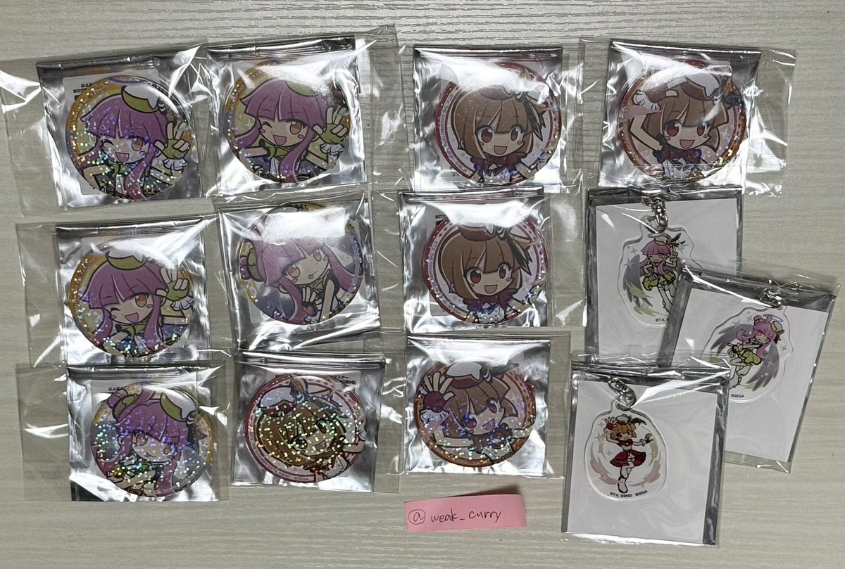 weak_curry's tweet photo. ぷよクエカフェ 交換
○アイマスコラボグッズ

譲:画像
求:りんご

基本的には同種交換希望。
異種交換は相談次第で対応可能。

郵送🉑、都内のみ手渡し🉑
検索からのお声がけ歓迎です https://t.co/ENGSc34TSu