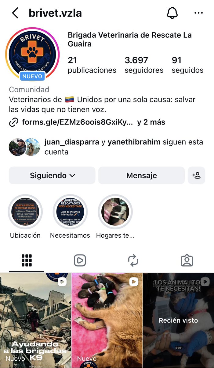 AlejandraIriza's tweet photo. Si deseas ser el hogar temporal de una mascota rescatada en La Guaira, sigue en Instagram a “Brigada Veterinaria de Rescate la Guaira”. Allí obtendrás la información de mascotas desaparecidas, donar alimento y suministro de animales https://t.co/2VXtnSvcNw