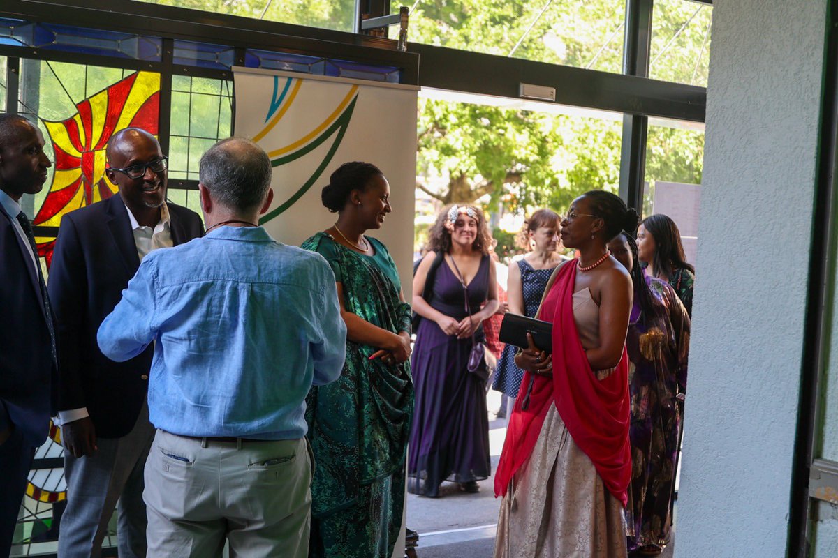 RwandaInGeneva's tweet photo. On July 4, 2026, Members of the Rwandan community and friends of Rwanda  from across Switzerland 🇨🇭 gathered to celebrate the 32nd Anniversary of Rwanda's Liberation#Kwibohora32 🇷🇼 https://t.co/4TcURxfluG