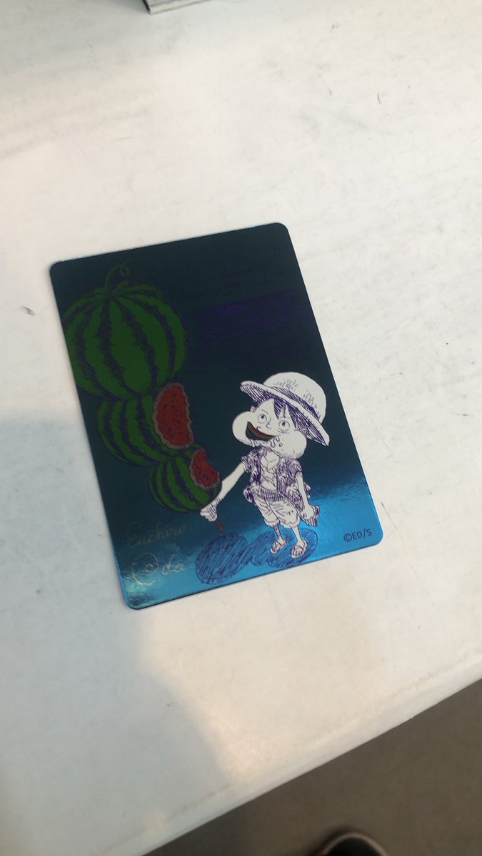 books_io's tweet photo. 絶賛配布中の夏コミメタキラカードですが、ワンピースのメタキラカードの配布分が無くなりました。他のカードはまだありますのでもらっていってくださいね！
全作品面白いですよ！
無くなったカードは随時店頭で確認できるようにしてますのでご確認ください。 https://t.co/CfTMe5rQ88