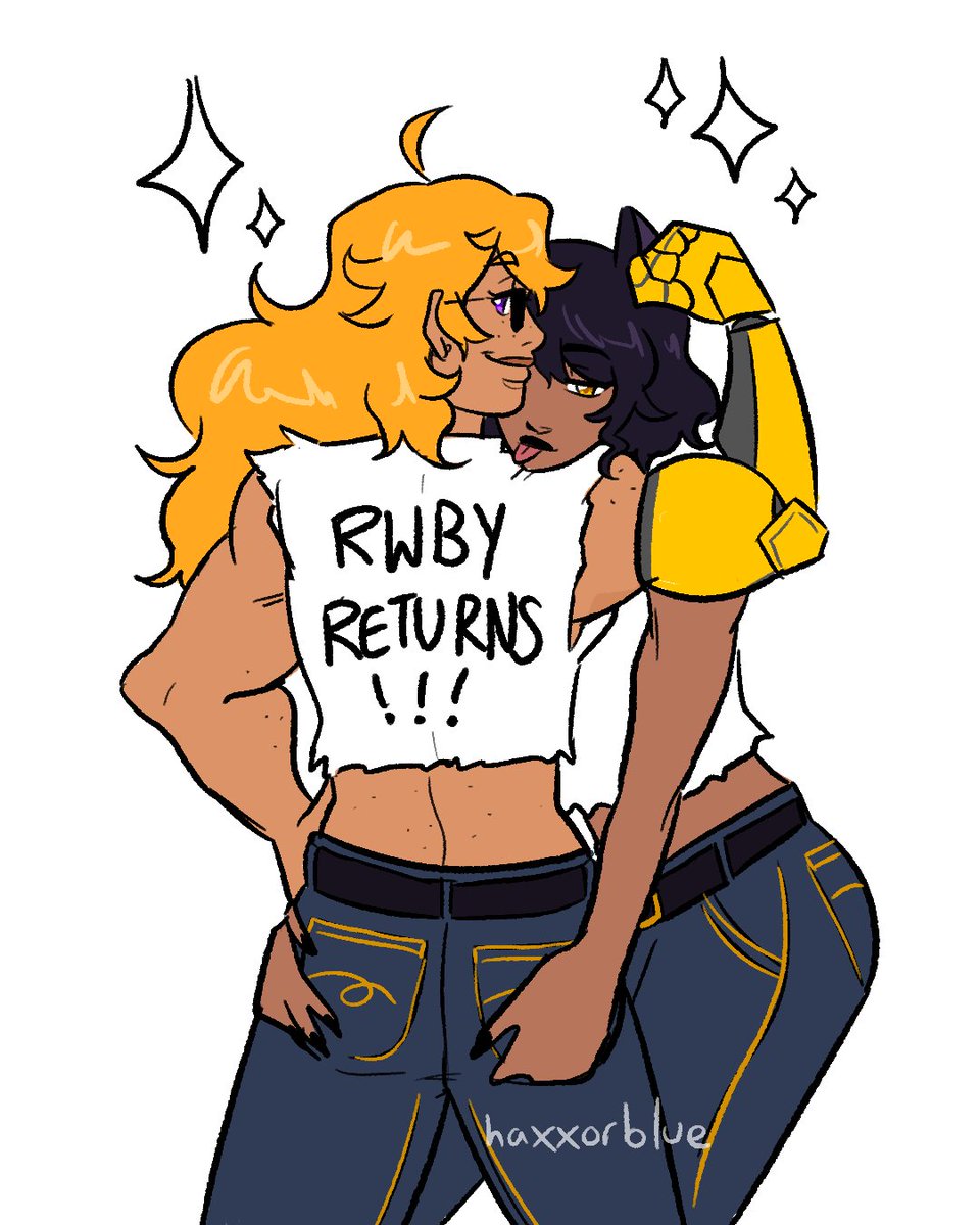 haxxorblue's tweet photo. its been years...... now just have to get thru however long it takes for v10 
#rwby #bumbleby #rwbyfanart https://t.co/B8qUGRmhC4
