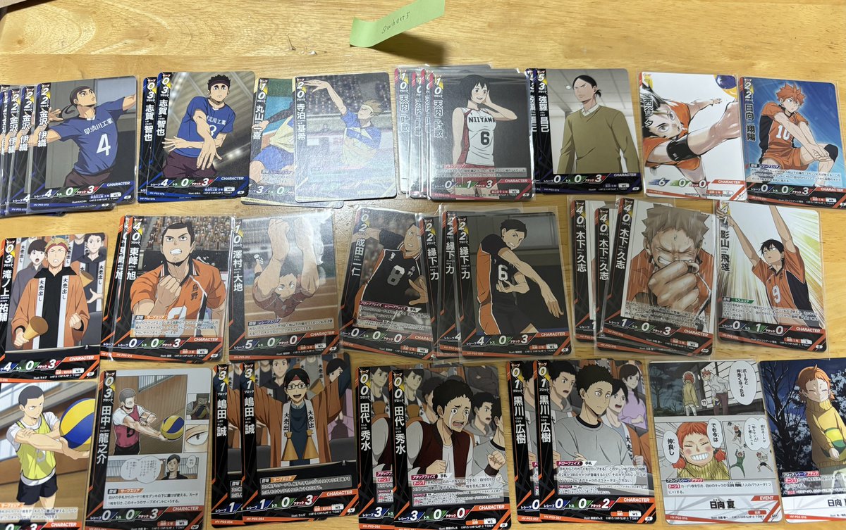 swhcat5's tweet photo. 交換 買取　
ハイキュー バボカ

譲→写真1〜4

求→天童、北>牛島、宮侑、木兎>赤葦、東峰
(全弾含みます) 5〜7枚目優先

まとめての交換希望なのでご返事にお時間いただきます https://t.co/XiSfT1WjUF