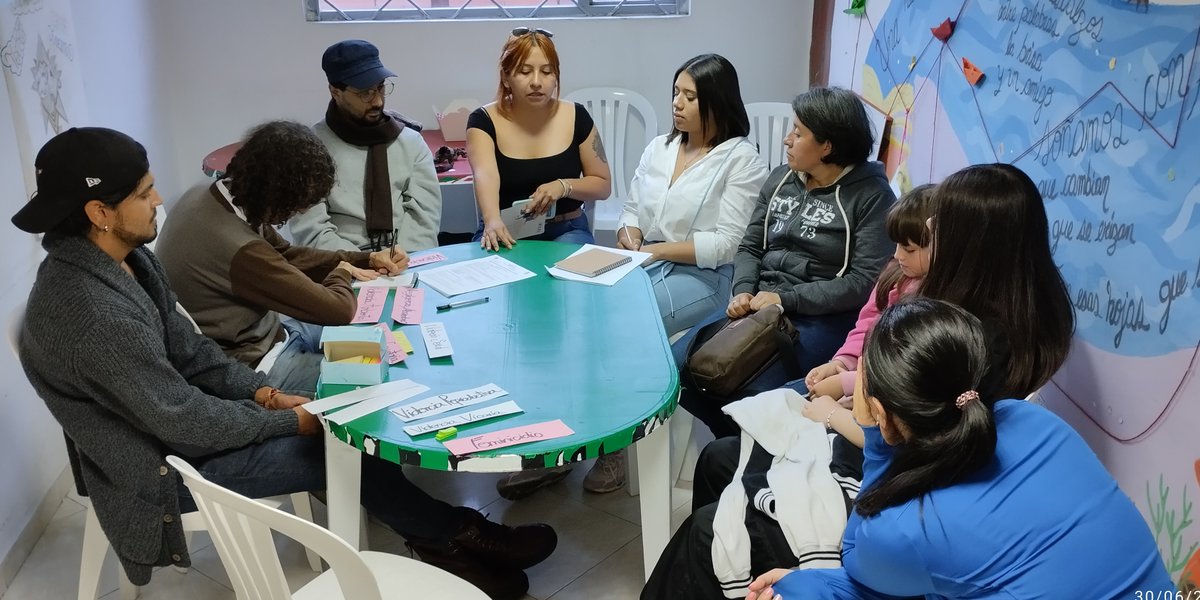 RedActivaJuveni's tweet photo. Están son algunas fotos de las primeras sesiones de Relajadamente, donde abordamos tipos de violencias, salud sexual y reproductiva y habilidades para la vida. https://t.co/vZzGhIkMXE
