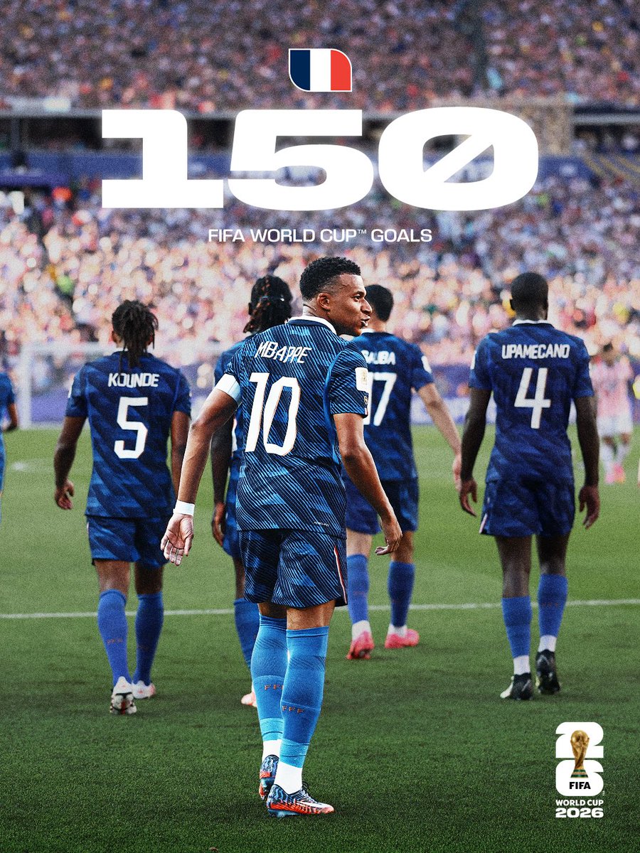 FIFAWorldCup's tweet photo. A milestone achieved 🇫🇷

#FIFAWorldCup https://t.co/MnJlCLp8c6
