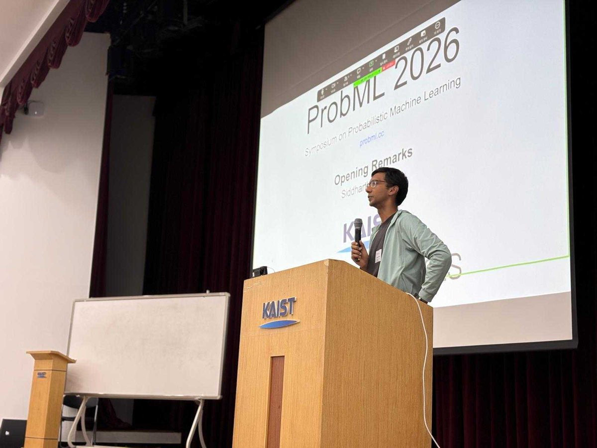 prob_ml's tweet photo. Excited that our ProbML symposium has now started (and is online on zoom: link is on https://t.co/861JfFwERF)! We have a full day of talks and posters on probabilistic machine learning. https://t.co/OXUGpKzIIr