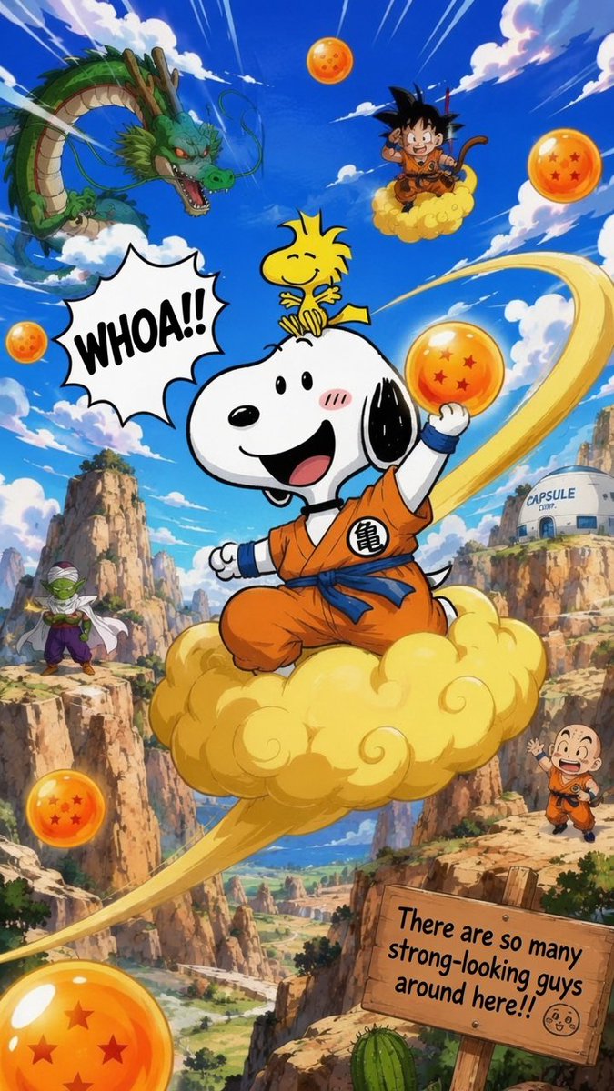 SnoopyWallpaper's tweet photo. Snoopy Ball Z 🔥💥 https://t.co/GSv0HeZpxU
