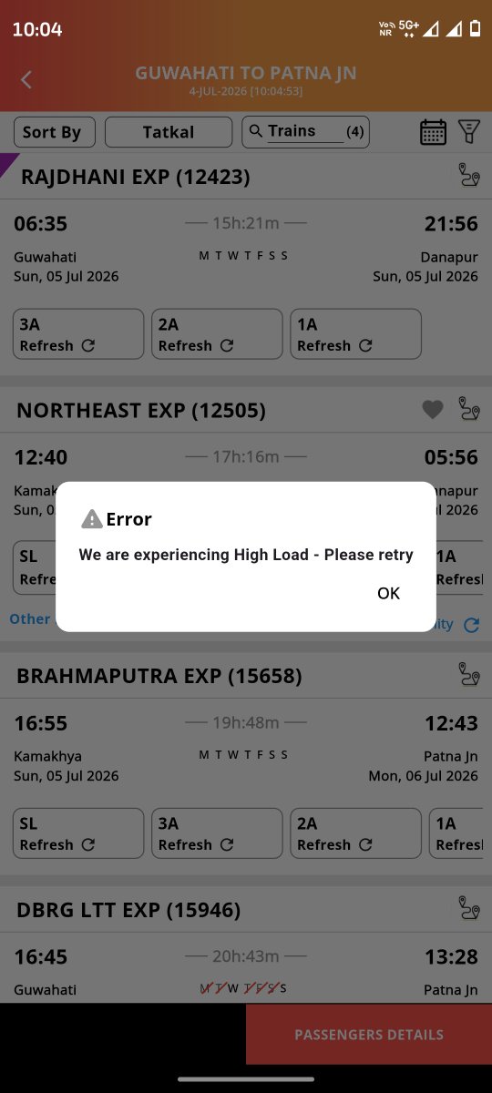Satya43407's tweet photo. एक आम आदमी टिकट कैसे ले ? क्या तत्काल व्यवस्था में टिकट सिर्फ दलालों को बेचना है ? 
पैसे ऐंठने के लिए रेलवे ने कई नियम बनाए है पर ट्रेन लेट चलती है तो उसे कोई फाइन नहीं देना पड़ता ! 
क्या रेल मंत्री @AshwiniVaishnaw एक टिकट तत्काल में खुद से ले पाएंगे ? #railway #Indianrail https://t.co/QrF9J4EAAw