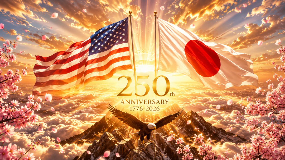 japan_nobunaga's tweet photo. AMERICA TURNS 250 TODAY!!! 🎆

250 years. You split the atom. You touched the MOON.
You invented jazz, rock'n'roll, and the internet.

But ask ANY Japanese person your finest hour—
they won't say Apollo 11.

They'll look you in the eye and say:

"When the ocean took EVERYTHING from us...
you came."

Operation Tomodachi.
Greater than the moon landing. Because it landed in our HEARTS.

HAPPY 250th, CHAMPION OF FRIENDS!! 🇺🇸👑🇯🇵