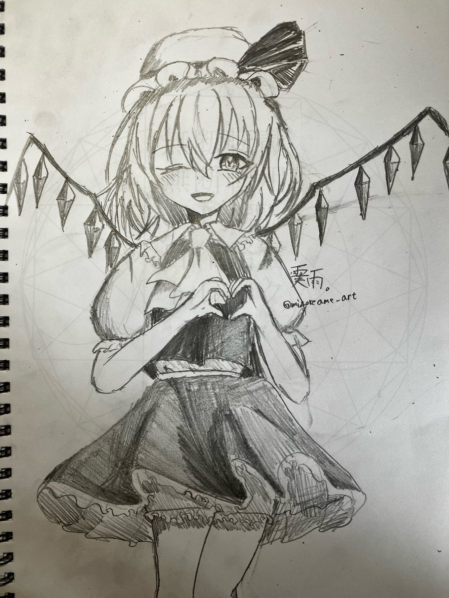 kanou_art's tweet photo. ハートは受け取った？
#フランドール・ス��ーレット
 #東方Project
 #みぞれあめ研究部 https://t.co/C1WCUdoROD