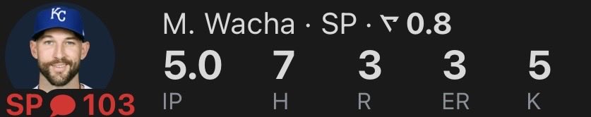 austinsprops's tweet photo. Michael Wacha 4.5 Ks O✅
(-110)DK

Thank goodness.
Annoying 1-3 4th of July Day. 

We’ve been cooking the last few weeks, let’s flush today and get back in the green.

❤️IF YOU BANGED! https://t.co/UirfPwxW0a