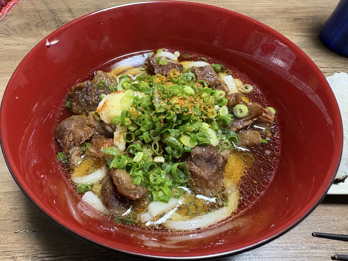 KoteChannel's tweet photo. 嫁さん特製どきどきうどんを食べる
#どきどきうどん https://t.co/X57BrgV1Ey