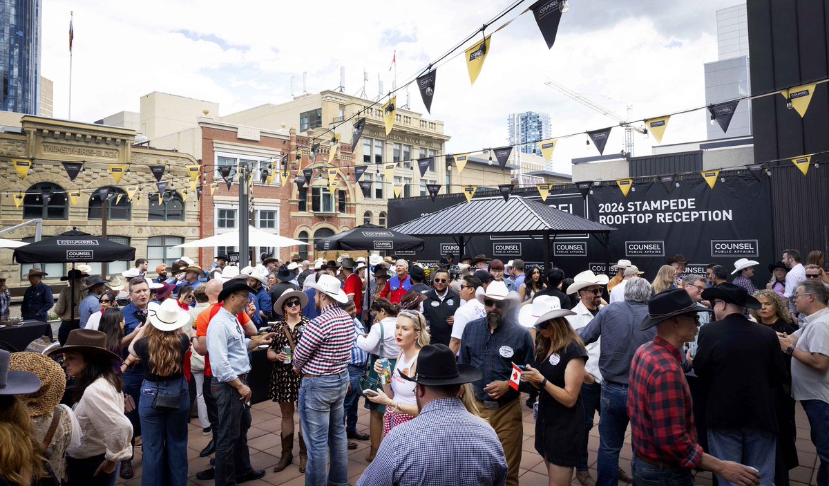 Counselpa's tweet photo. From the rooftop to the midway, this is what the #CalgaryStampede is all about. 

Thank you to everyone who joined us this afternoon. A special thank you to our Platinum Sponsor, @TourmalineOil and to all our sponsors for helping bring this unforgettable day to life. Yahoo! https://t.co/mw30YvstlX