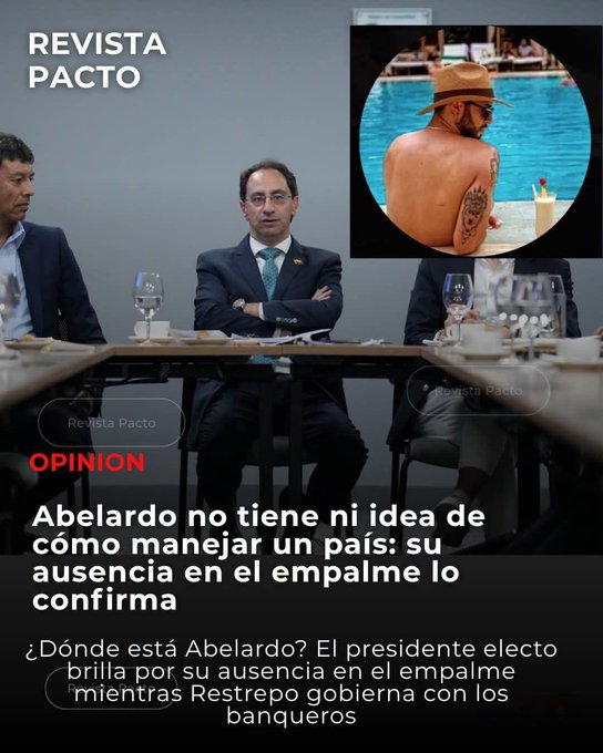 XPost1A's tweet photo. El cagatintas Abelardo de la Espriella no sirve para una mierda. https://t.co/F5f77AdTKy