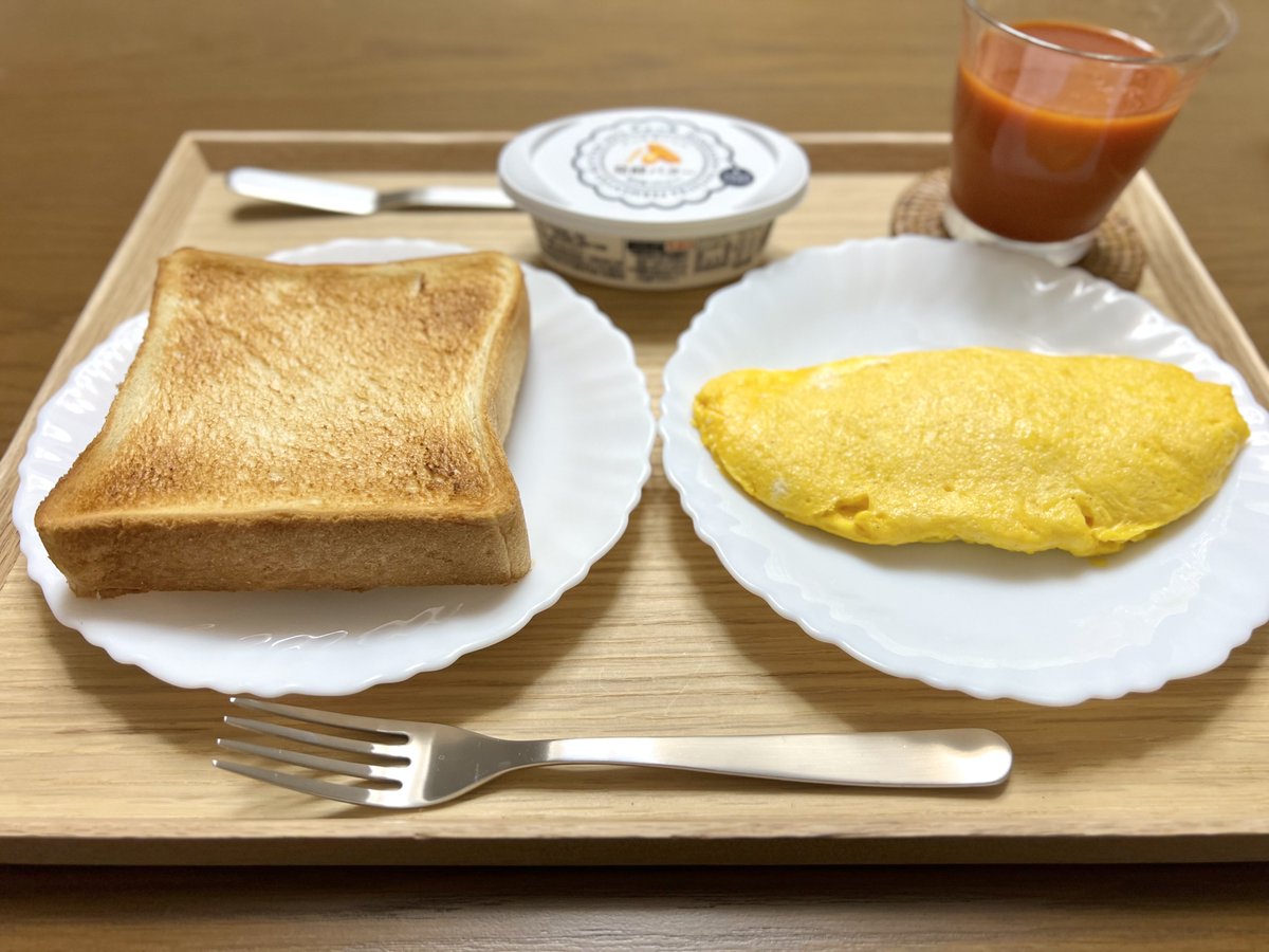 shin_dc5's tweet photo. 今日の朝食は自宅で🍞 https://t.co/t01Wr72sxv