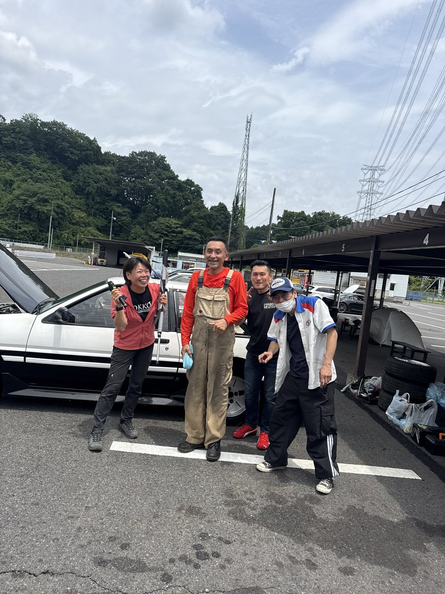静岡　Kトラ　車検8年7月 日光レッスンにて。 車両トラブルの生徒さんの車をレスキューに来て