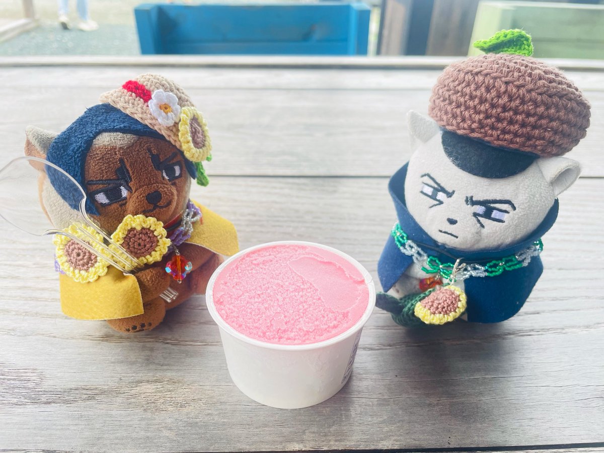 23ka_moon's tweet photo. 🌙　スグリのシャーベットです
🎏　クズリ！
🌙　スグリです
         桔梗の根も入ってるみたいで喉に良いみたいですよ
         猿叫する少尉にピッタリですね
🎏　キエェェェエェェ https://t.co/WKRQGgzQqu