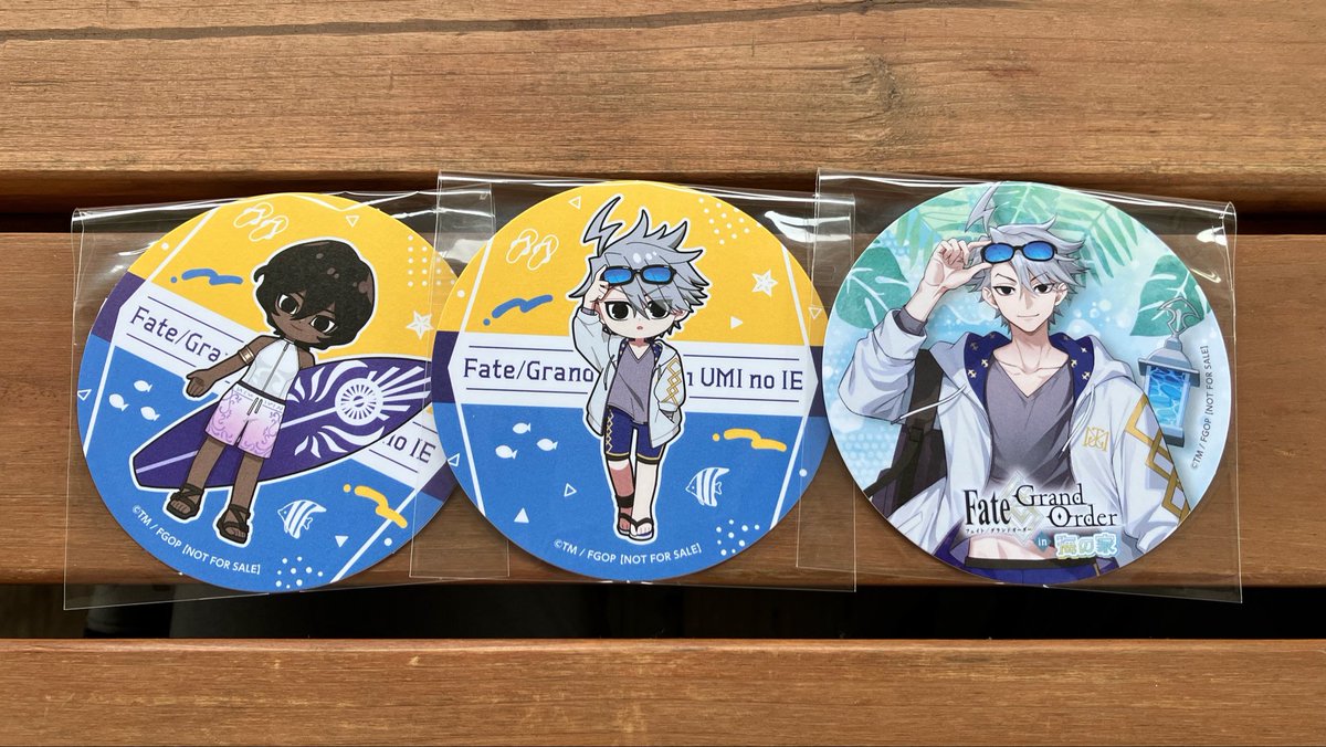 peke_mona's tweet photo. 【交換】FGO スイパラ 海の家 コースター

譲：モリアーティ、アルジュナ

求：同種 巌窟王 モンテクリスト伯

本日海の家現地or後日都内手渡し＞郵送

検索からでもお気軽にお声がけください。
よろしくお願いいたします。 https://t.co/YXgWAcvP5E