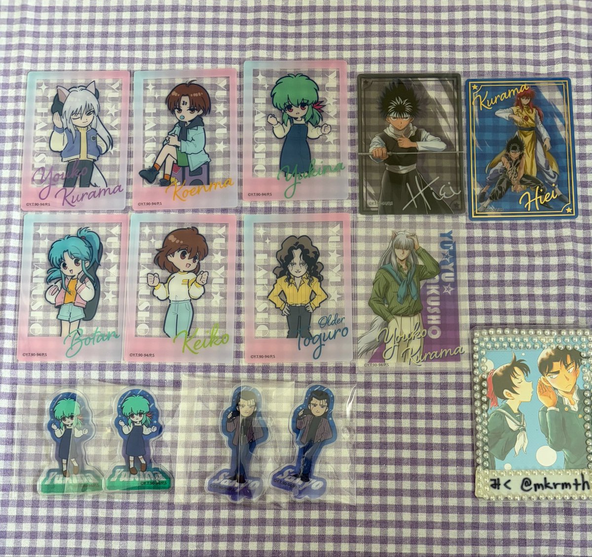 mkrmth's tweet photo. 【交換】幽遊白書 コレクションカード アクリルステッカー

譲)画像参照

求)カード 鴉>書き下ろし 幽助1、桑原1
ステッカー 鴉

鴉最優先
SD↔SD優先
纏めて優先
郵送のみ

よろしくお願いいたします。 https://t.co/ytpYZTbd9A