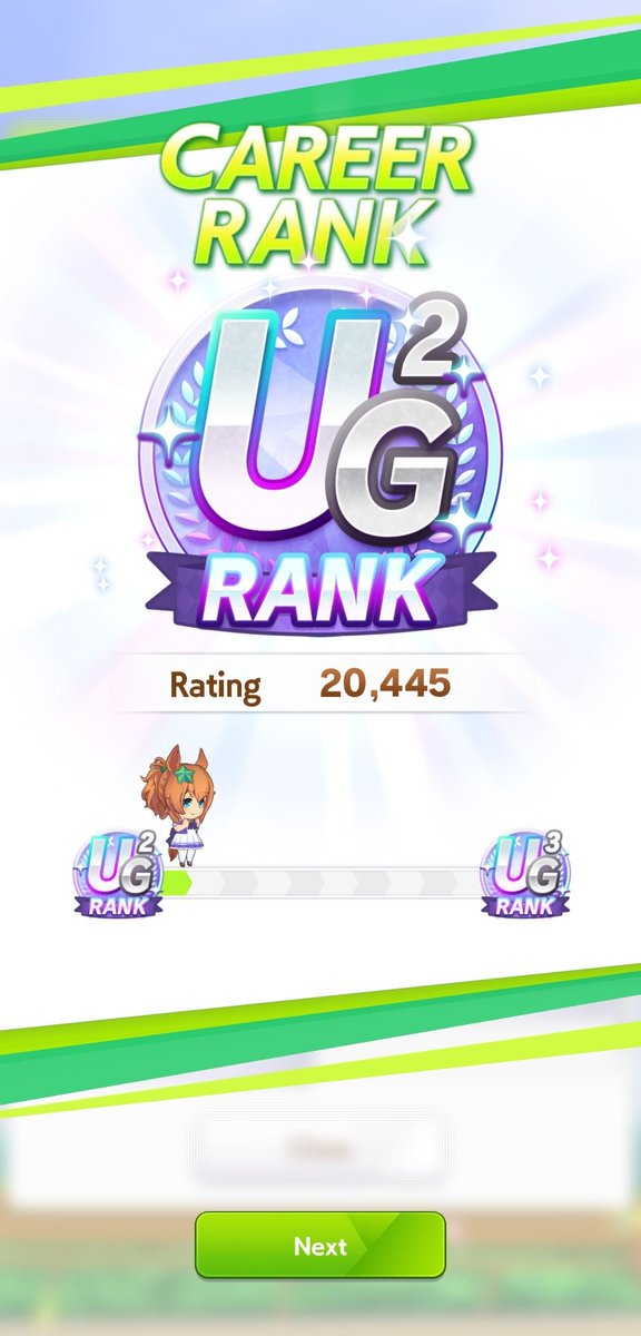 SendyLie5's tweet photo. Thank you @Cygames_PR, for finally giving me a chance to join the U fucking Rank club. 😇 https://t.co/vsdiADO7On