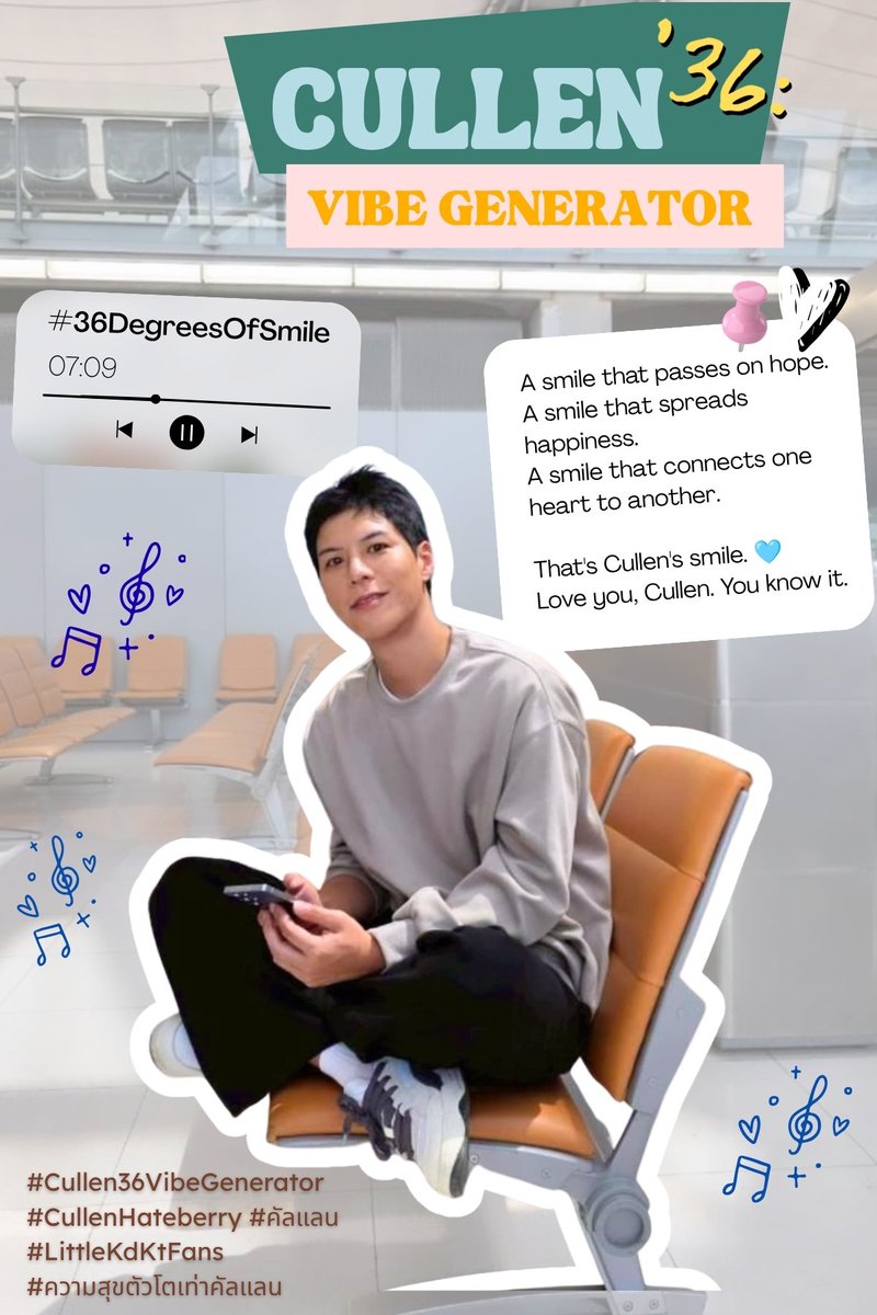 littlekdktfans's tweet photo. #เรื่องเล่าชาวLittleKdKtFans

🌈 36 Degrees of Smile — A Story Before the Rainbow | รอยยิ้ม 😊

รอยยิ้มของคัลแลน
ไม่ได้เป็นเพียงรอยยิ้ม
แต่เป็นสารส่งต่อความสุข
ที่ทำให้เราอยากส่งต่อรอยยิ้มนี้
ให้ใครอีกหลายคน

A smile that passes on hope.
A smile that spreads happiness.
A smile that connects one heart to another.

That's Cullen's smile. 🩵
Love you, Cullen. You know it.

แด่วันที่มีฝนตกในใจ 🌨️⛈️
ขอให้ทุกคนยิ้มได้...ความสดใสกำลังจะมา 😊

#36DegreesOfSmile
#Cullen36VibeGenerator #CullenHateberry
#LittleKdKtFans
#คัลแลน
#ความสุขตัวโตเท่าคัลแลน