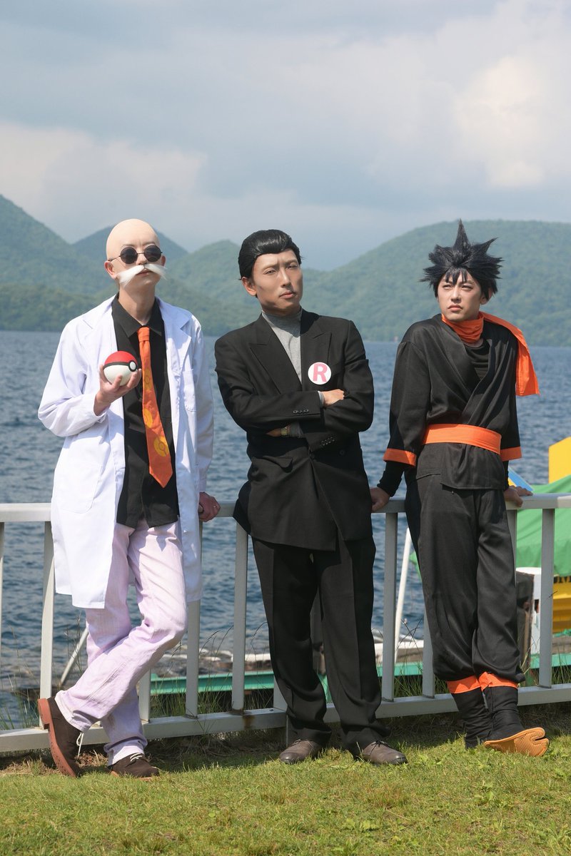 shigerucos's tweet photo. 〜cosplay〜
👾ポケットモンスター👾
👾PocketMonster👾
左からジジイオジオジ
そろそろ次のジムリーダーについて考える頃…カントー地方のジム事情

カメラ@acchan_x_x_ 
カツラ@irukamaru 
キョウ@tassann_cos 
サカキ　しげる
#TMAF #TMAF2026 https://t.co/y4c13zoHnB