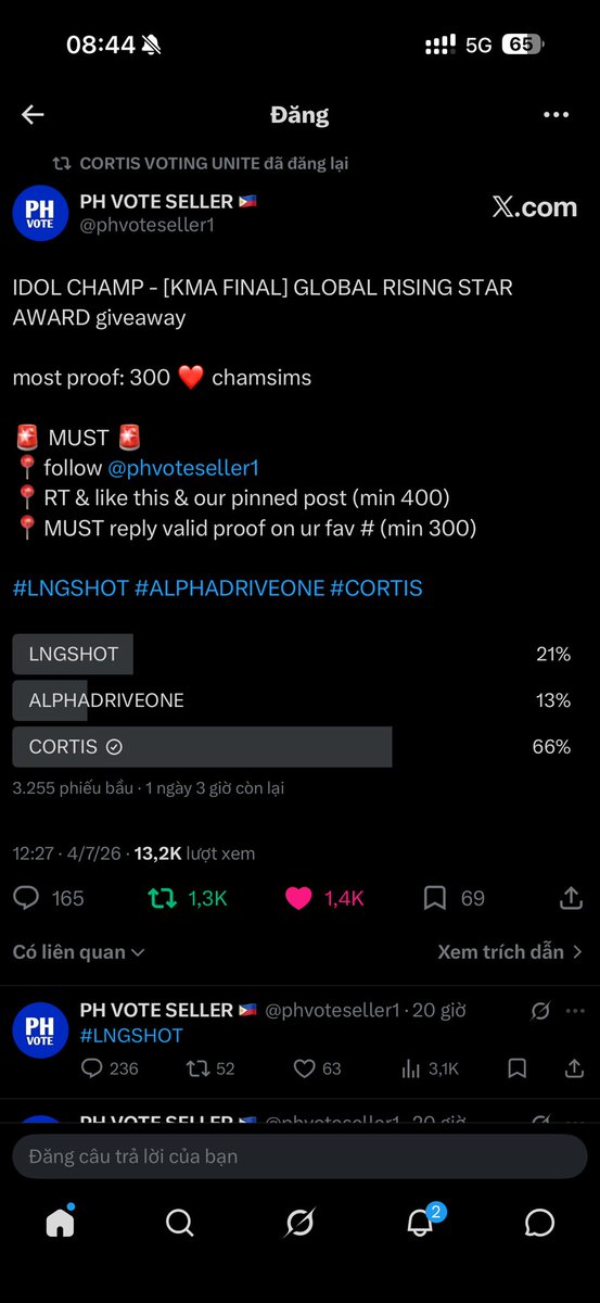 AlxR911's tweet photo. @phvoteseller1 FOR #CORTIS https://t.co/bQ25pTiRwf