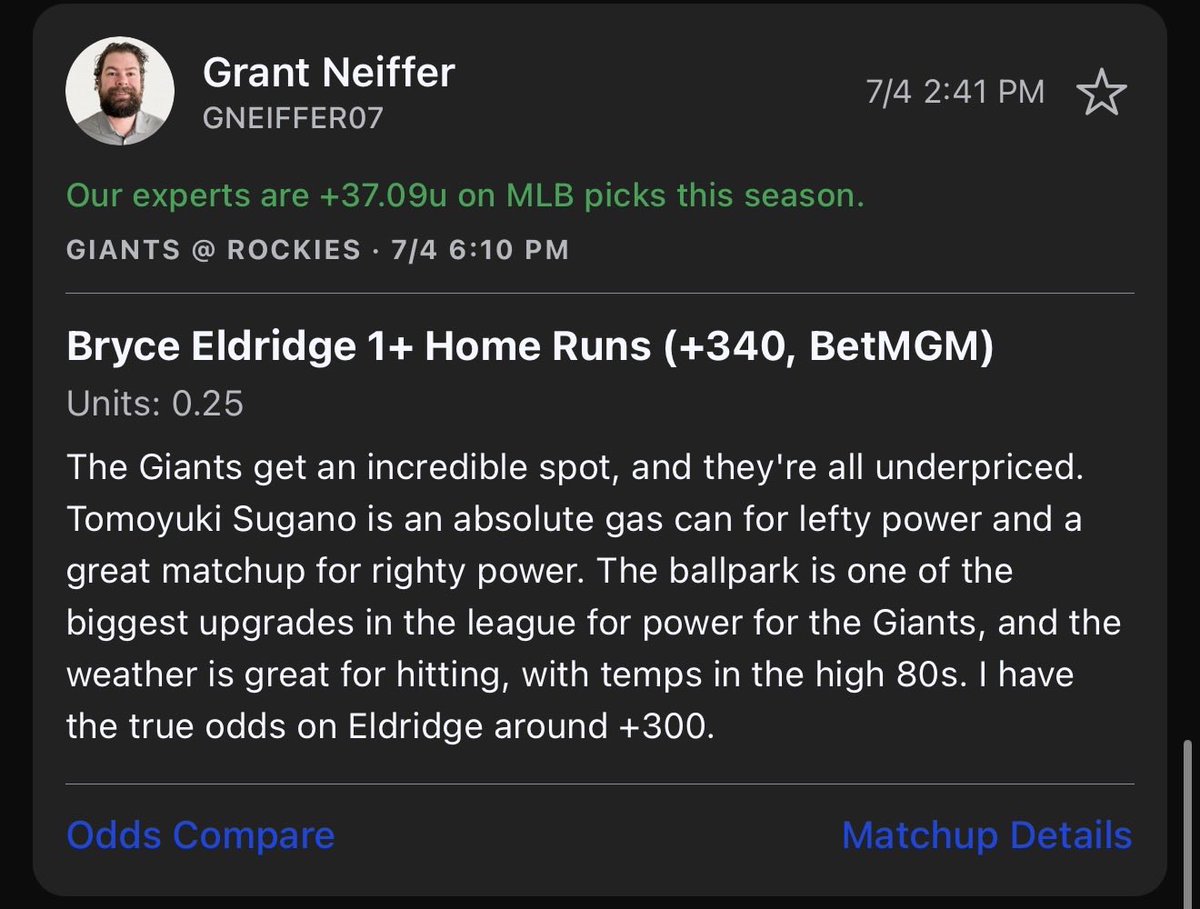 gneiffer07's tweet photo. Ok, reverse unicorn hurts less

Given out on @ParlayScience @ScoresOdds @ActionApp https://t.co/GTlCvwTHZd