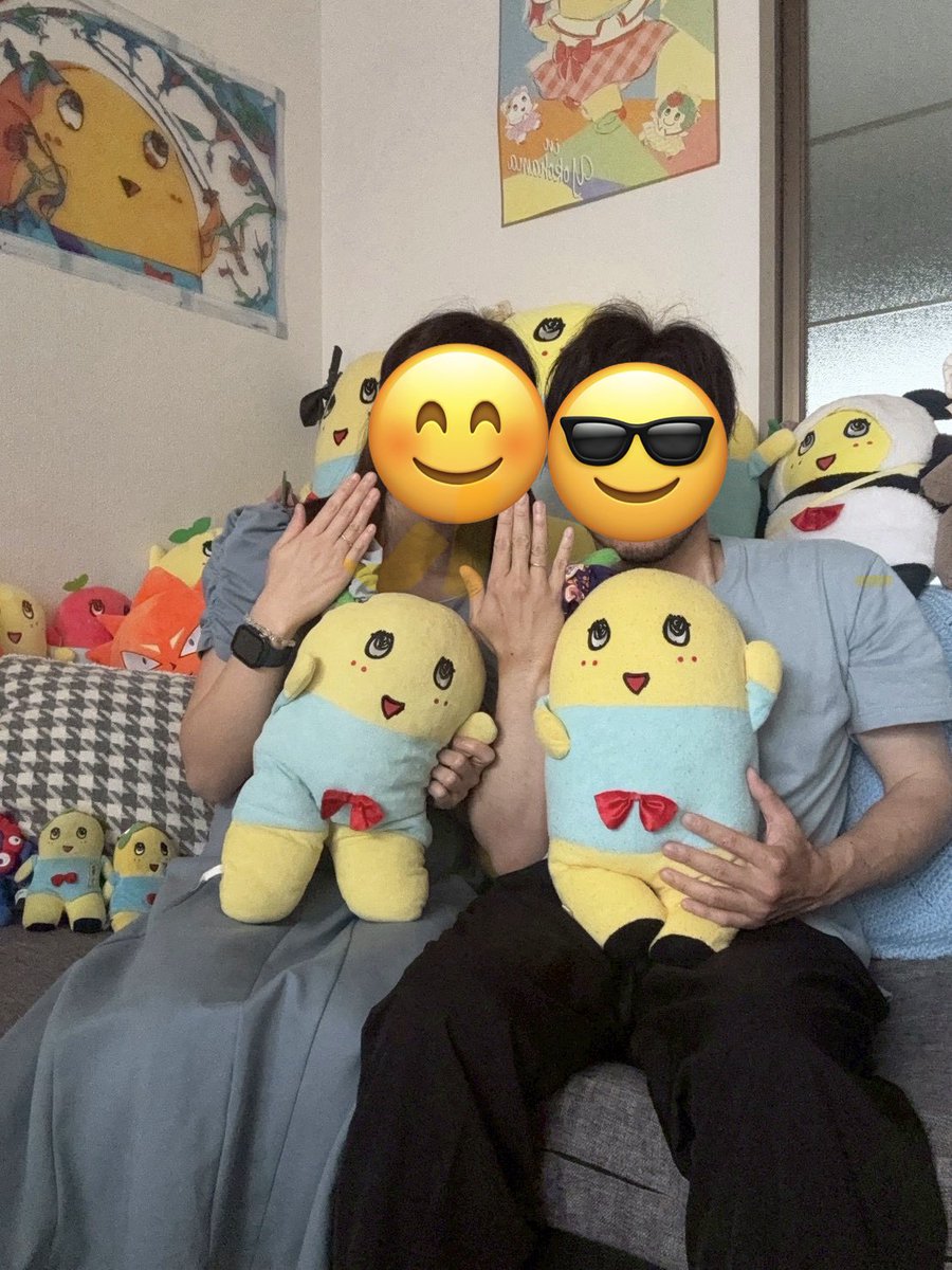 113_mta's tweet photo. 入籍しました💍
７月４日ふなっしーの誕生日に🥰
私の影響でふなっしーを好きになって今じゃブッシャア推しで、一緒にイベント行ってくれて梨活を応援・付き合ってくれる彼が大好き💛❤️
もう結婚はいいやと好きに生きてたけど、優しく面白い彼と出会えて良かった！
これからも仲良く楽しくやっていく⭐️ https://t.co/ACKzr0VLWh