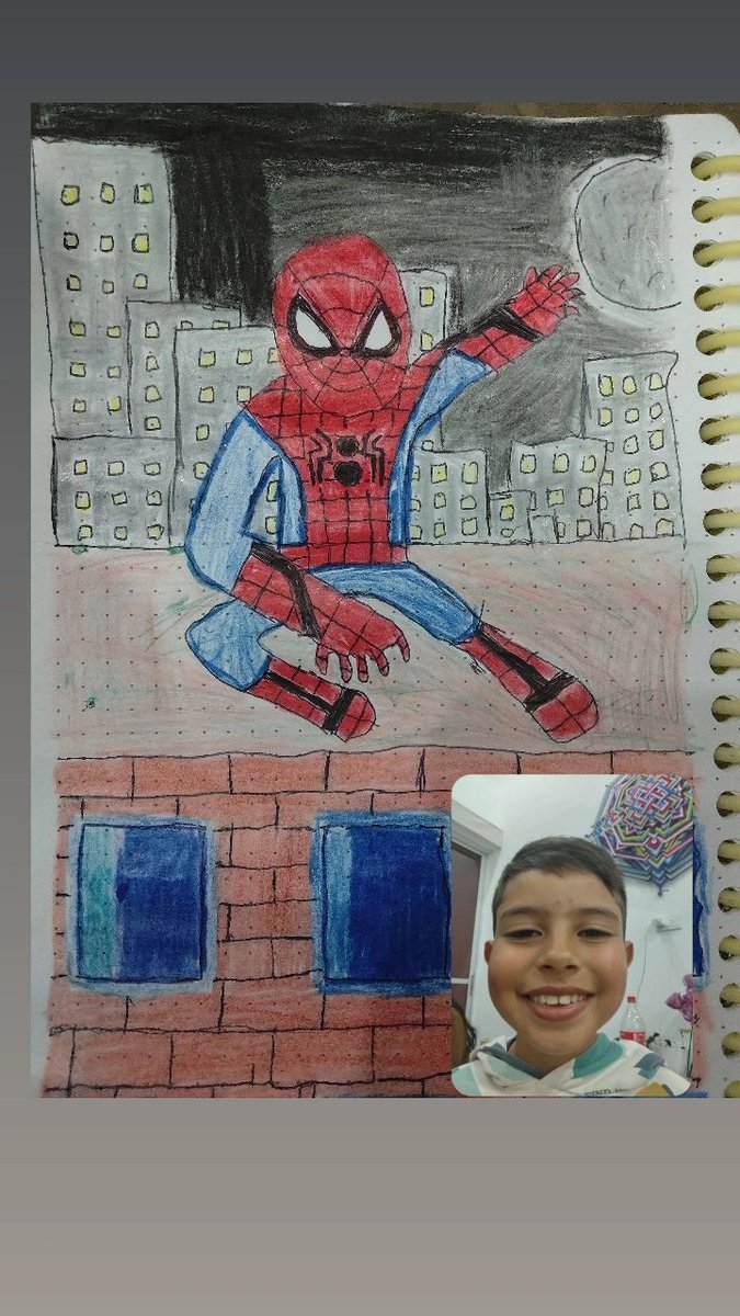 Catherine_vil's tweet photo. My 7-year-old son made this drawing and told me that what he would like most is for Tom Holland to see it and get to know it.  Mi hijo de 7 años hizo este dibujo y me dijo que lo que mas le gustaría es que tom Holland lo vea y lo conozca. 
@TomHolland1996 @Marvel @MarvelStudios https://t.co/4qLeZLMbrR