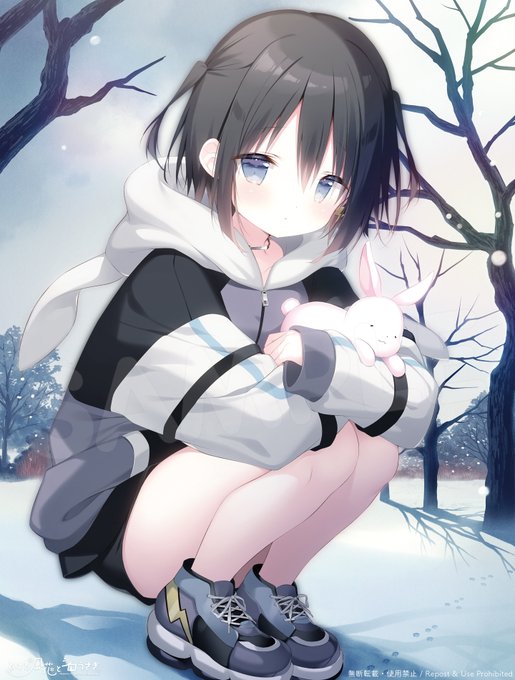 うさちゃん?? 」|ふんわりねころん【公式】のイラスト