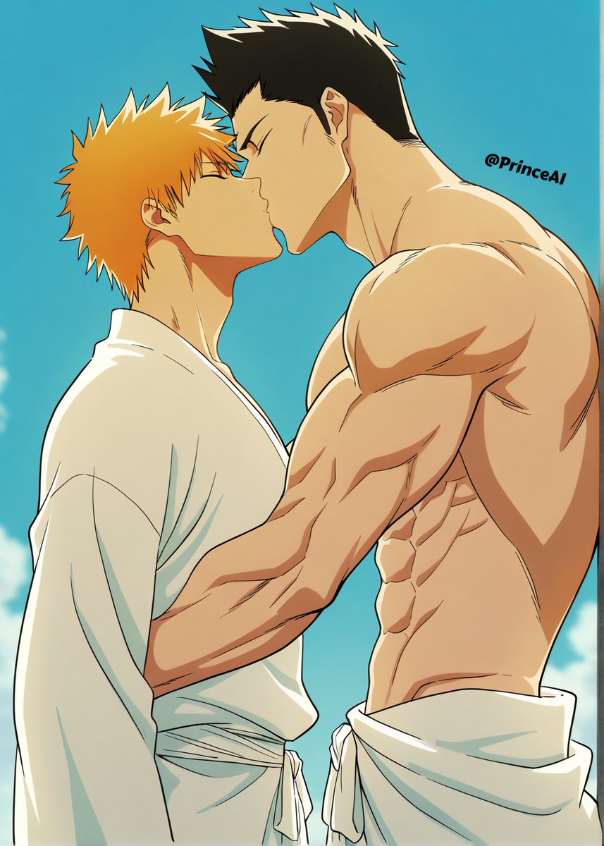 PrinceAI129167's tweet photo. Ichigo x Isshin~ 🧡🤎
#Ichigo #Isshin #yaoi #bl #animeboy https://t.co/QQKNmTvEJK