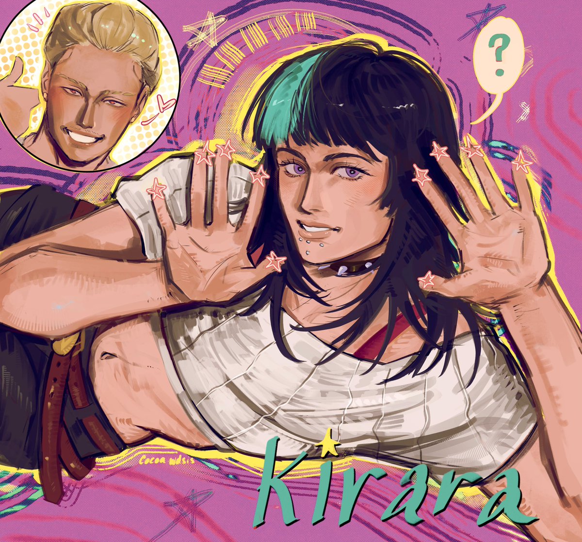 Cocoa_wdsis's tweet photo. Hakari and Kirara #JujutsuKaisen #fanart #jjk https://t.co/Rb5rx7hGwd