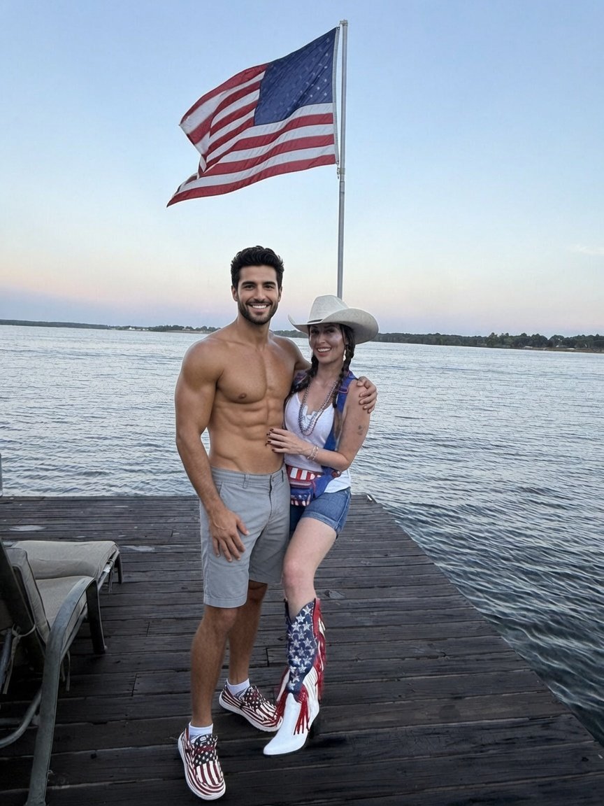 CockSuckerDon's tweet photo. @SaraGonzalesTX you are mogging your dude 10x. someone had to do it. https://t.co/Ao4vwrceNP
