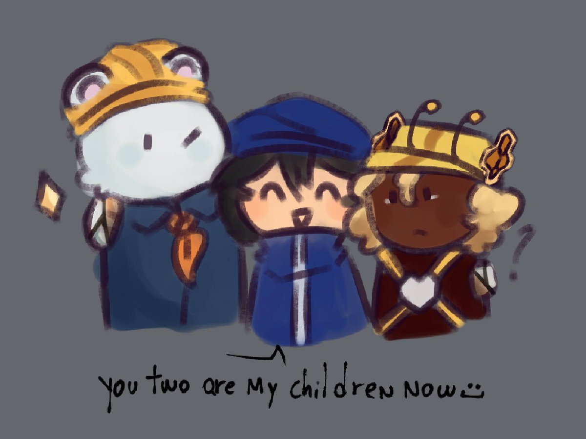 Thepy_Mee's tweet photo. Quackity and his two adopted children 🗣️

#qsmp2 #qsmp2fanart #quackityfanart https://t.co/teEG9aqhl6