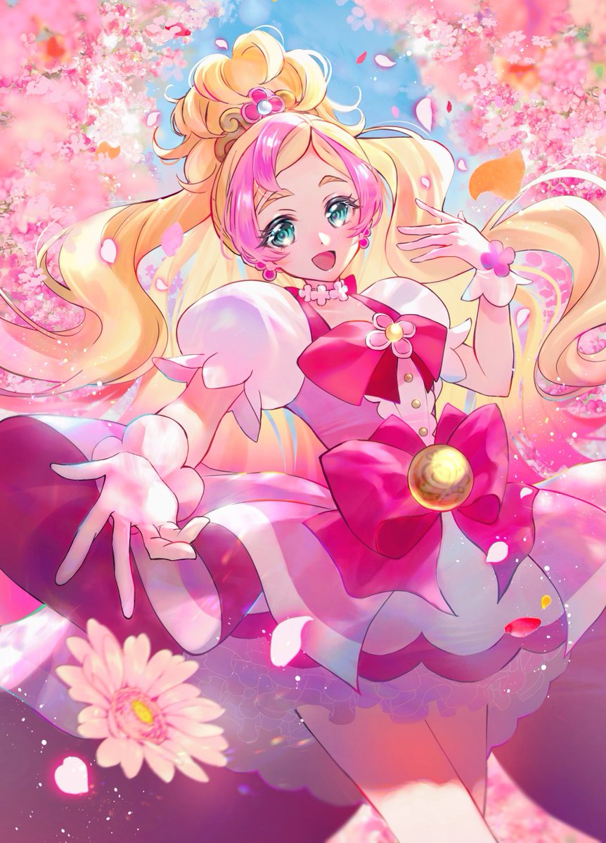 minccino7's tweet photo. #ゴープリ10周年ありがとうアンソロ
表紙を担当させて頂きました！🌸 https://t.co/c1NwPgTP1x